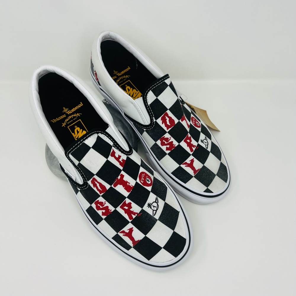 Vans x Vivienne Westwood Anglomania Classic Slip-on Sneakers - Picture 7 of 13